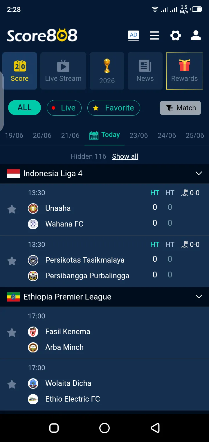 808Fubo APK entertainment channels browsing interface with television series listings